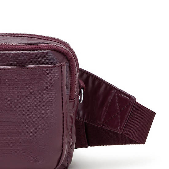 Kipling Abanu Multi Metallic Convertible Crossbody Bag Bags Burgundy Lacquer | AU 2038FD